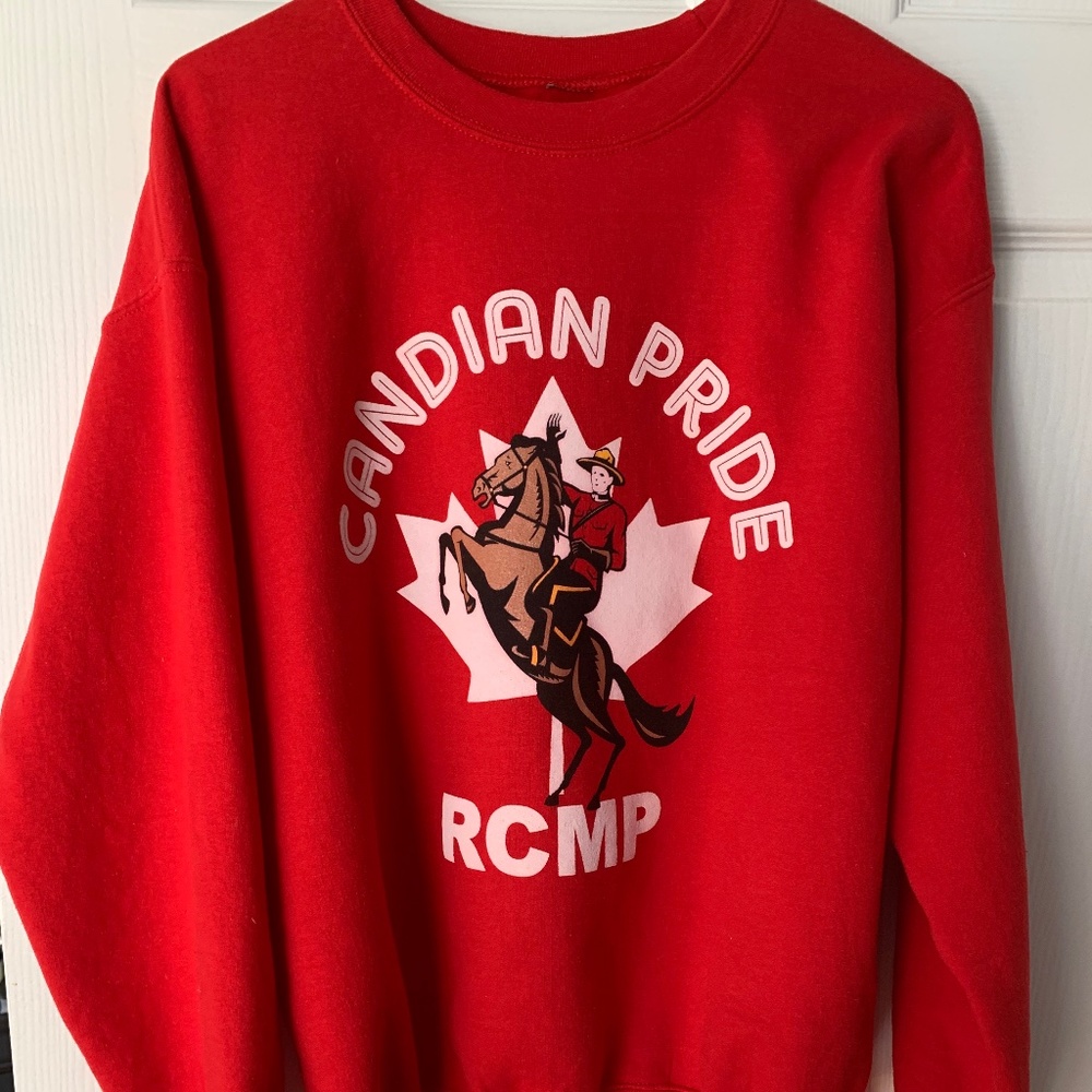 RCMP red sweater for Canada Day